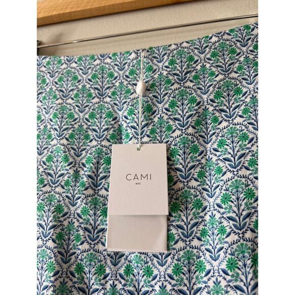 NWT Cami NYC Bia Floral Mini Skirt Women's Turquoise Wallpaper Size: 4 - Picture 5 of 10